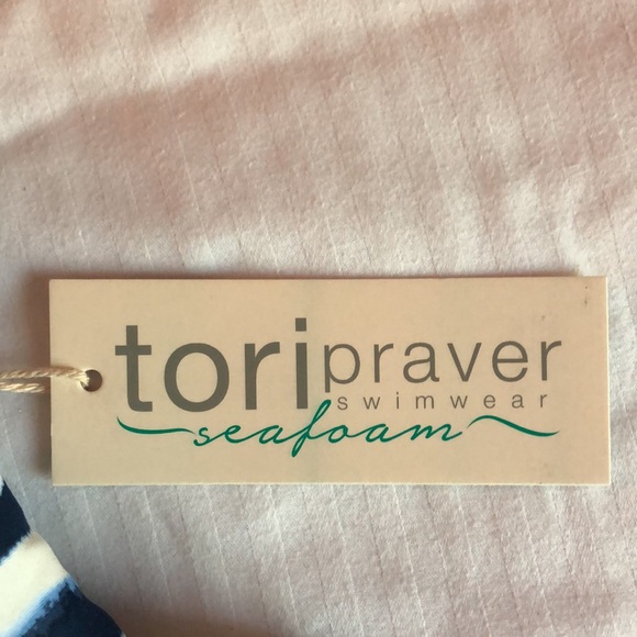 Tori Praver Swimwear Seafoam Bikini Cutout Top - Picture 7 of 9